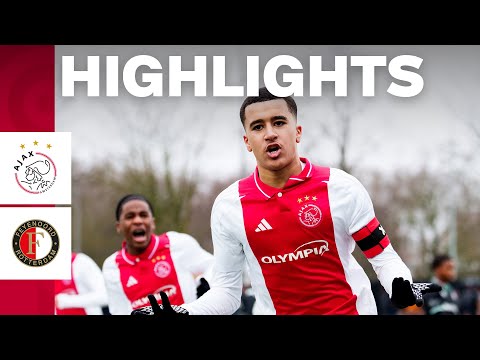 Crazy match with one winner! 💐 | Highlights Ajax O16 - Feyenoord O16