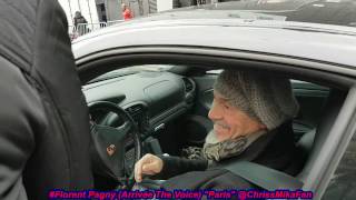 #Florent Pagny (Arrivée pour les 1ere Battle de The Voice 6) "Paris" le 13/12/2016