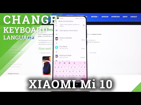 How to Change Keyboard Dictionary in XIAOMI Mi 10 – Keyboard Language