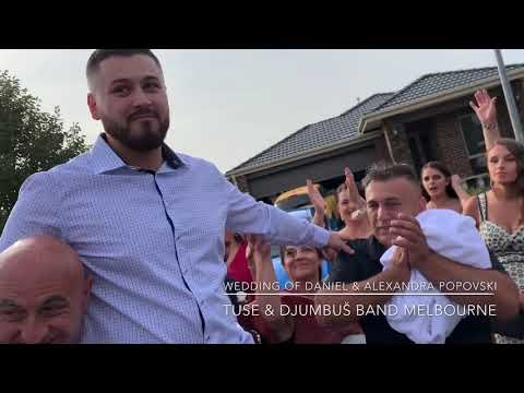 STOJANOVSKI BLAGOJCE TUSE & DJUMBUŠ BAND SVADBA MELBOURNE 2020 POPOVSKI FAMILIJA SLIVNICA