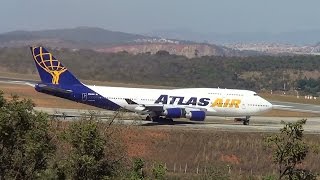 preview picture of video 'Três grandes jatos decolando do Aeroporto Internacional de Confins'