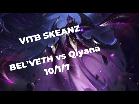 VITB SKEANZ - Jungle - BEL'VETH vs Qiyana - S12 | Patch 12.12 - Replay
