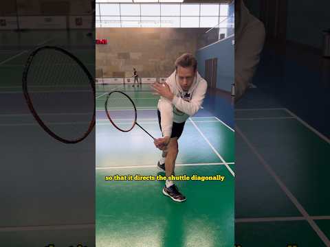 ✅ How to do Cross Late Backhand | BADMINTON