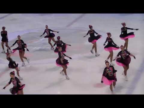 French Cup 2018 : Team Finettes (FINLANDE) , Novices Advanced.