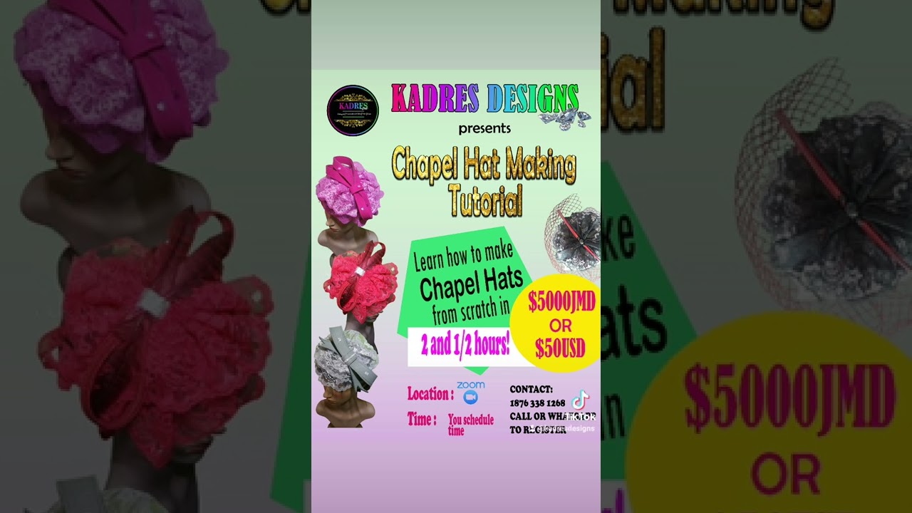 How to make a Chapel Hat Tutorial