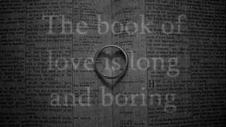 Book of Love - Peter Gabriel (Lyrics/Pictures)