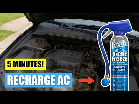 So laden Sie Ihre Auto-Klimaanlage mit Arctic Freeze auf (Schritt für Schritt)
