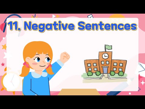 11. Negative Sentences | Basic English Grammar for Kids | Grammar Tips