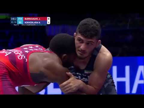 Jordan Burroughs vs Mohammad Nokhodilarimi Final world Championships