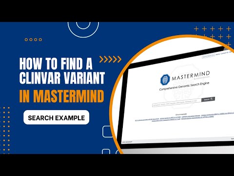 Search Example: How to find a Clinvar Variant in the Mastermind Genomic Search Engine