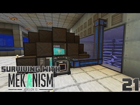 Surviving With Mekanism v10 :: E21 - Water Cooled Fusion Reactor