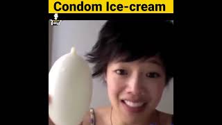 Download lagu Condom वाली आइसक्रीम😂 I Condom Ice cream | Condom | Ice cream | Japan | #shorts mp3