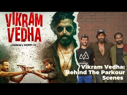 Vikram Vedha rooftop Parkour sequence video thumbnail