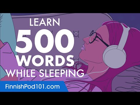 Finnish Conversation: Learn while you Sleep with 500 words