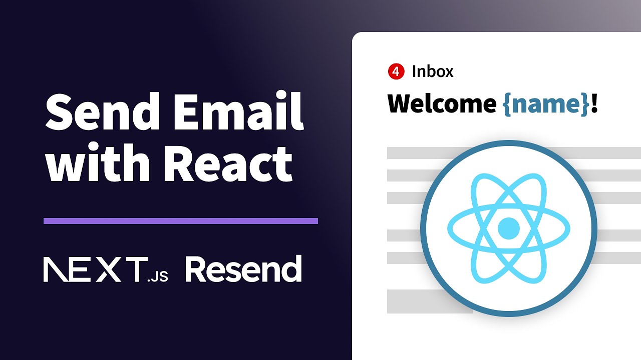 Create & Send Custom Emails with React Email & Resend