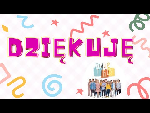 Małe TGD - "Dziękuję"  - tekst