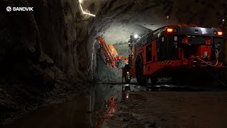 Sistema de resina líquida inyectable para empernadores iSeries de Sandvik