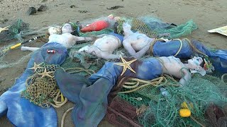 "tote Meerjungfrauen": protestieren