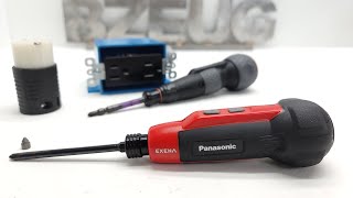 Panasonic EXENA electric screwdriver compared.  Makita bitpeace test in these JDM (JIS) 13mm chucks.