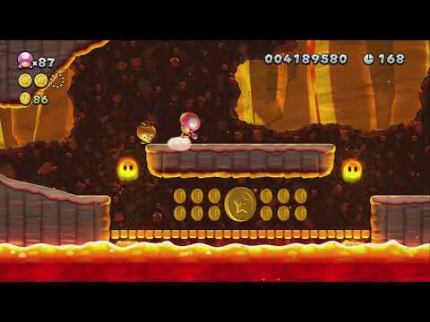 Hot Cogs ~ Peach's Castle-3 - Toadette - Super Luigi U - New Super Mario Bros. U Deluxe 1bp
