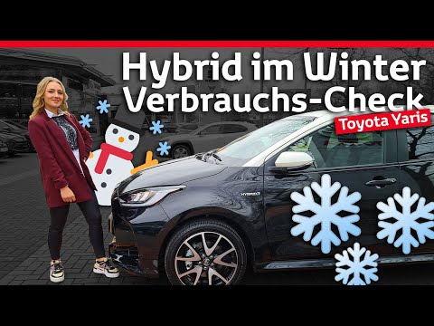 Toyota Hybrid Verbrauch im Winter - Yaris Verbrauchstest