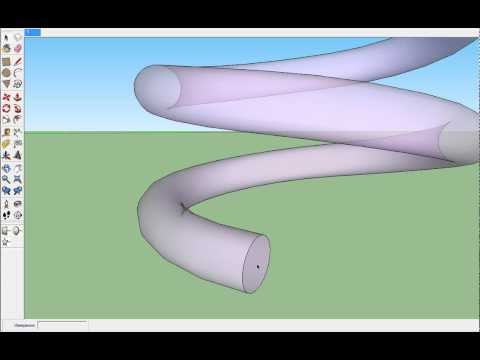 Создание спиралей в SketchUp