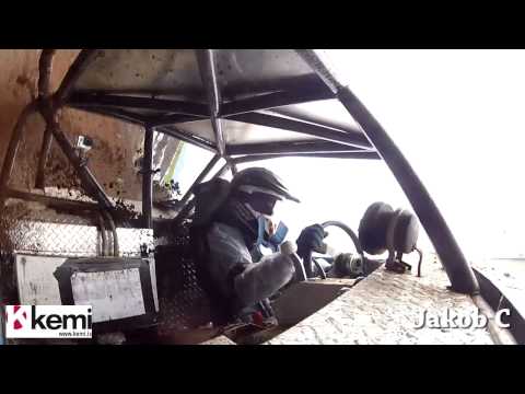 Extreme Formula Offroad Iceland crash - With no steering wheel!