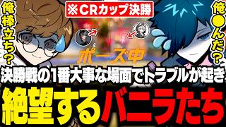 CRカップ決勝でじゃすぱーに起きたトラブルで一緒に絶望するバニラ【OW2/バニラ/切り抜き】