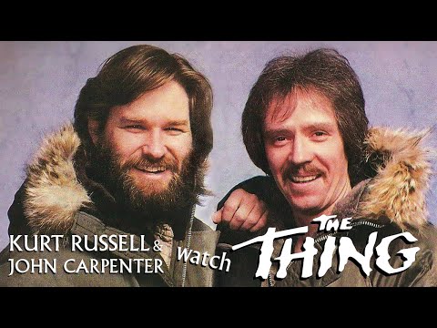 Kurt Russell and John Carpenter laugh their asses off watching The Thing