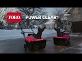 Toro Power ClearⓇ Snow Blowers