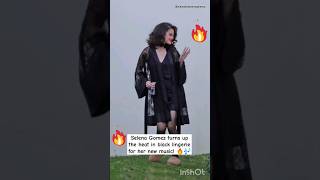 Selena Gomez Stuns in Black Lingerie for New Music Tease!#selenagomez#newmusic #fyp #sg3
