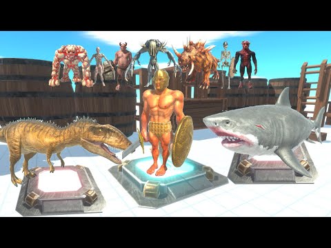 HOW MANY MEGALODON + CARCHARODONTOSAURUS + ACHILLES TO DEFEAT INFERNALS - ARBS