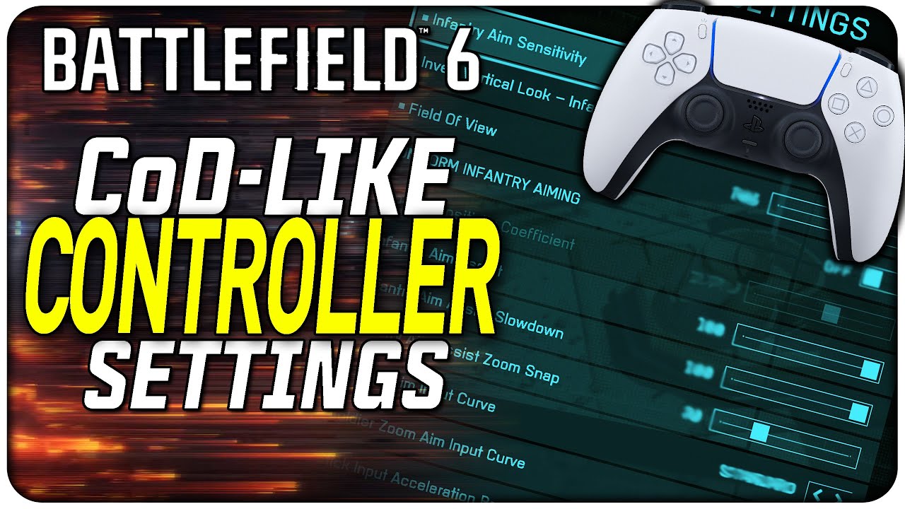 Best Battlefield 6 Controller Settings for a CoD-Like Feel! (BETA)