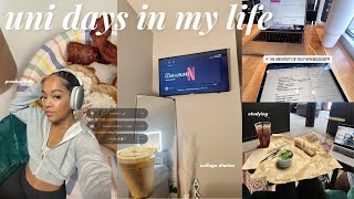 COLLEGE VLOG 🖇️📁| 6am mornings, productive study routine, nursing student, clinicals, toe appt