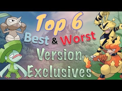 Top 6 Best and Worst Version Exclusives in Pokémon