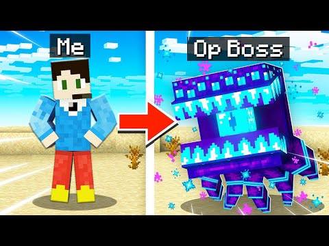 BixUwU - Morphing into OP BOSSES to Prank My Friend in MINECRAFT