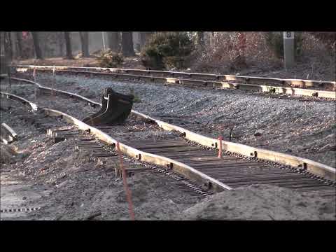 Abandoned railroad siding restoration - Gallo, Sagamore, MA - 2/5/2024