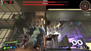 初見のショッピングモール20日に挑む#2 【ultimate zombie defense】しぃぷさんと謎のゲームを遊ぶ【ゾンビから耐える】
