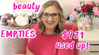 Beauty EMPTIES - OVER $900 WORTH USED UP!
