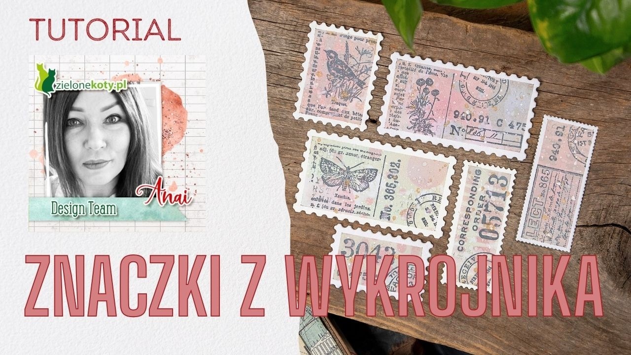 Mini-obrazki - znaczki z wykrojnika + video | Anai