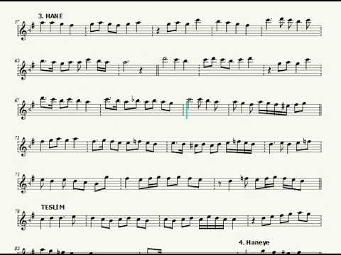 Neva Peşrev (Tanburi Cemil Bey) Nota Eşliğinde (Ahenk: Kız Neyi - B)