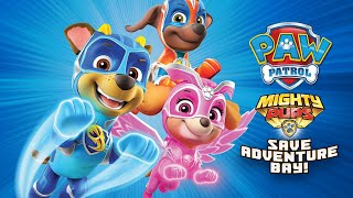 Mighty Pups away!!!!  Paw Patrol Mighty Pups Save Adventure Bay