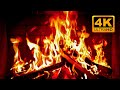 FIREPLACE 4K Fireplace Video With Burning Logs Fire Sounds Christmas Fireplace