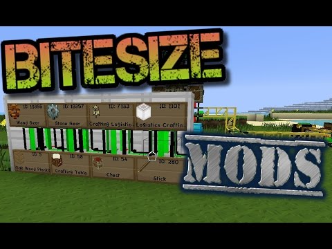 Bitesize Minecraft Logistics Pipes Basic Auto Crafting