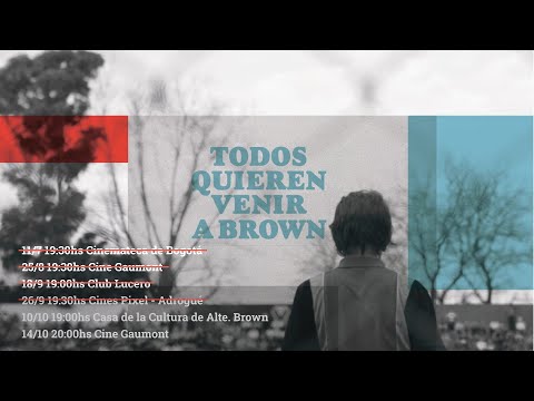 Todos quieren venir a Brown (2025) - Película documental - Trailer