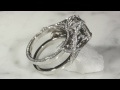 video - Belle Époque Scaffolding Engagement Ring Set