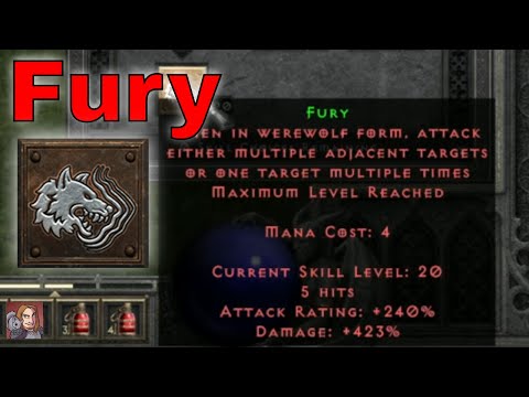 D2R Skills & Abilities - Fury, Shapeshifting (Druid)
