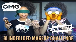 Blindfolded Makeup Challenge! | CurlSisters