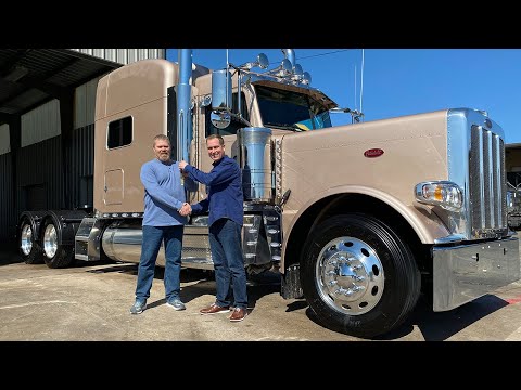 Congrats to Robert McCorkle Mocha Effect 2020 Peterbilt 389 with Cummins X-15 18 Speed