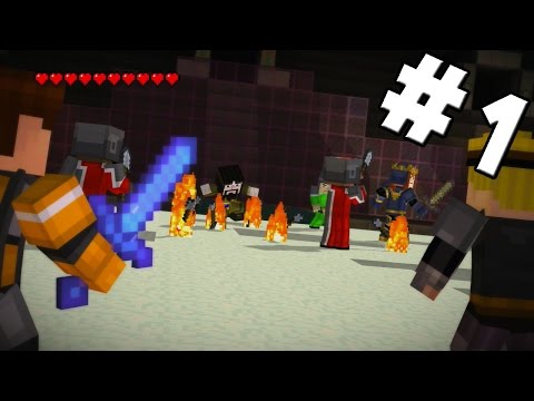 Minecraft Story Mode Episode 8 Walkthrough Part 1 - What the Hell is Spleef?!